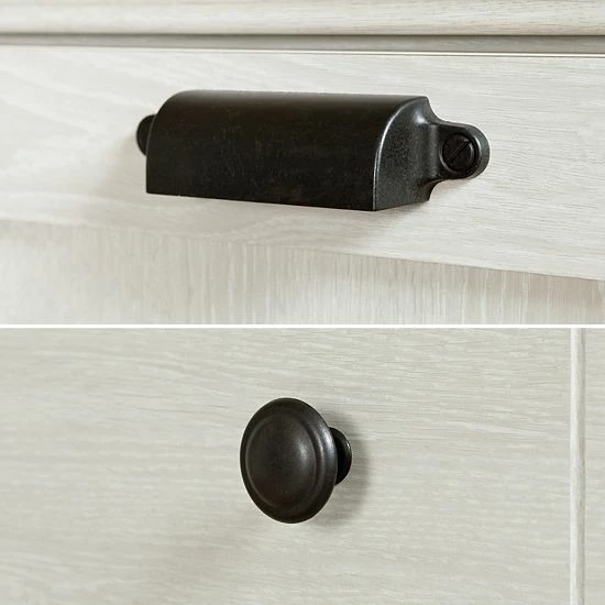 South Shore Avilla Door Chest With 5 Drawers White 5 South Shore Avilla Door Chest With 5 Drawers White - Image 3