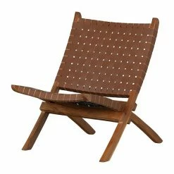 South Shore Balka Woven Leather Lounge Chair Black -South Shore shop unnamed file 1027