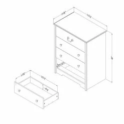 South Shore Navali 4-Drawer Chest Seaside Pine -South Shore shop unnamed file 1063
