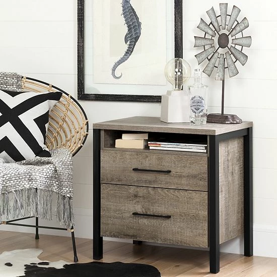 South Shore Munich 2-Drawer Nightstand 4 South Shore Munich 2-Drawer Nightstand - Image 2