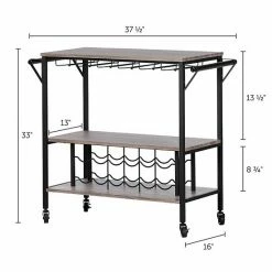 South Shore Munich Bar Cart With Wine Rack -South Shore shop unnamed file 1092
