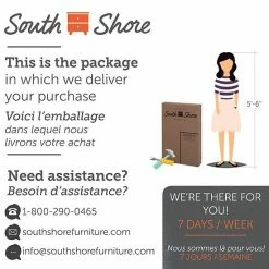 South Shore Lionel 2-Drawer Nightstand Seaside Pine -South Shore shop unnamed file 1137