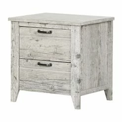 South Shore Lionel 2-Drawer Nightstand Seaside Pine -South Shore shop unnamed file 1140