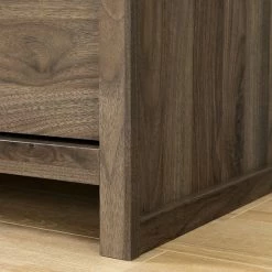 South Shore Lensky 2-Drawer Nightstand Natural Walnut -South Shore shop unnamed file 1186