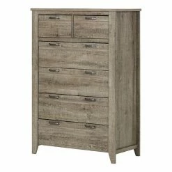 South Shore Lionel 6-Drawer Lingerie Chest Weathered Oak -South Shore shop unnamed file 1232