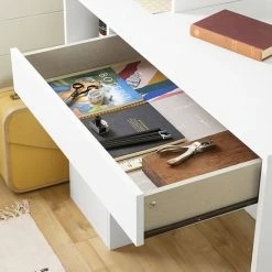 South Shore Crea Craft Table With Hutch -South Shore shop unnamed file 1252