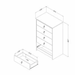 South Shore Plenny 5-Drawer Chest -South Shore shop unnamed file 1311