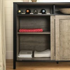 South Shore Munich Buffet With Sliding Door Seaside Pine -South Shore shop unnamed file 1327