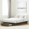 South Shore Lensky Full/Queen Platform Bed With Drawer -South Shore shop unnamed file 1334