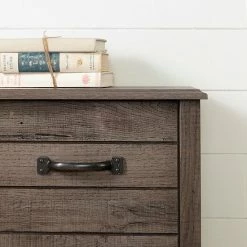 South Shore Ulysses Bookcase Headboard With Doors Fall Oak -South Shore shop unnamed file 1355