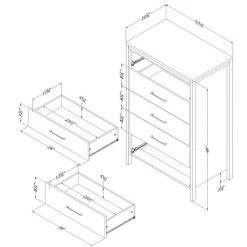 South Shore Munich 5-Drawer Chest -South Shore shop unnamed file 1384