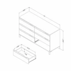 South Shore Kanagane 6-Drawer Double Dresser 13 South Shore Kanagane 6-Drawer Double Dresser -South Shore shop unnamed file 1397