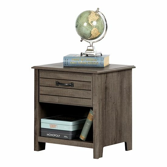 South Shore Asten 1-Drawer Nightstand Blue 7 South Shore Asten 1-Drawer Nightstand Blue - Image 5