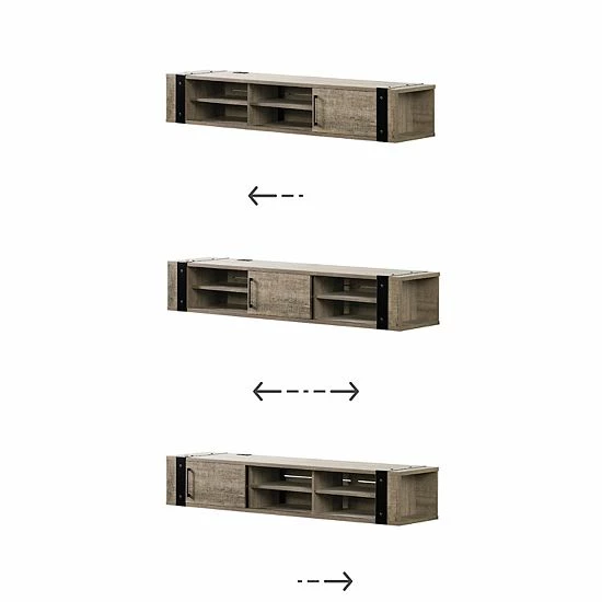 South Shore Munich Wall-Mounted Media Console 6 South Shore Munich Wall-Mounted Media Console - Image 4