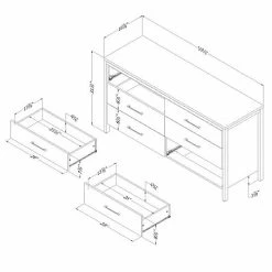 South Shore Munich 6-Drawer Double Dresser -South Shore shop unnamed file 1457