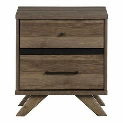 South Shore Flam 2-Drawer Nightstand