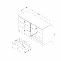 South Shore Plenny 6-Drawer Double Dresser -South Shore shop unnamed file 15