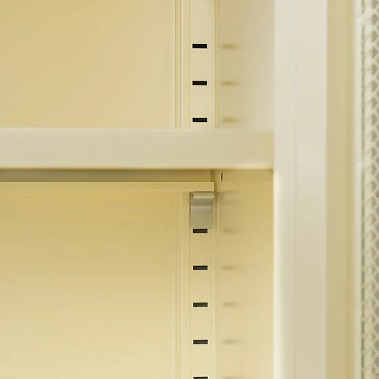 South Shore Crea Metal Mesh 2-Door Accent Cabinet Pale Yellow 8 South Shore Crea Metal Mesh 2-Door Accent Cabinet Pale Yellow - Image 6