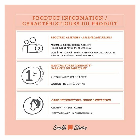 South Shore Asten Solid Wood Bunk Beds With Storage Drawers 9 South Shore Asten Solid Wood Bunk Beds With Storage Drawers - Image 7