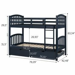 South Shore Ulysses Twin Bunk Bed & Rolling Drawers Set 17 South Shore Ulysses Twin Bunk Bed & Rolling Drawers Set -South Shore shop unnamed file 1575