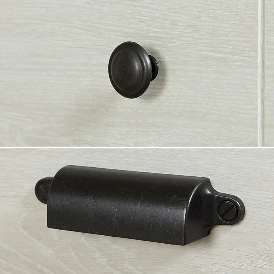 South Shore Lilak Door Chest With 5 Drawers Fall Oak 4 South Shore Lilak Door Chest With 5 Drawers Fall Oak - Image 2