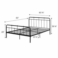 South Shore Holland Queen Metal Platform Bed -South Shore shop unnamed file 1593