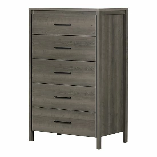 South Shore Gravity 5-Drawer Chest White 3 South Shore Gravity 5-Drawer Chest White