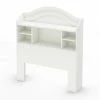South Shore Savannah Bookcase Headboard Pure White -South Shore shop unnamed file 1695
