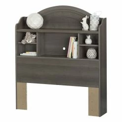 South Shore Savannah Bookcase Headboard Pure White -South Shore shop unnamed file 1699