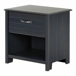 South Shore Ulysses 1-Drawer Nightstand Blueberry -South Shore shop unnamed file 1722