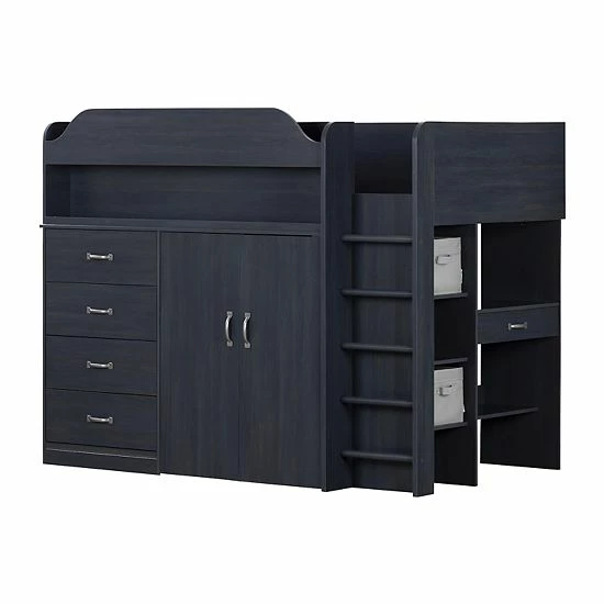 South Shore Asten Loft Bed With Desk 3 South Shore Asten Loft Bed With Desk