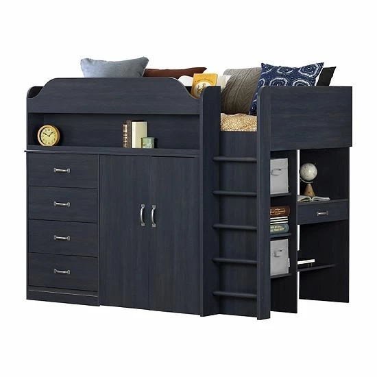 South Shore Asten Loft Bed With Desk 5 South Shore Asten Loft Bed With Desk - Image 3