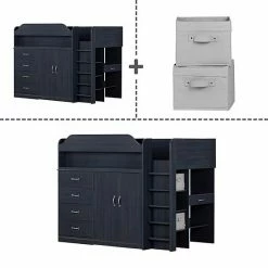 South Shore Asten Loft Bed With Desk 16 South Shore Asten Loft Bed With Desk -South Shore shop unnamed file 1748