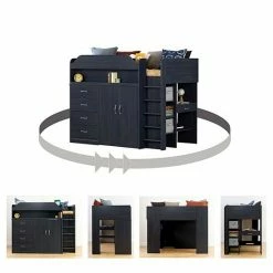 South Shore Asten Loft Bed With Desk 17 South Shore Asten Loft Bed With Desk -South Shore shop unnamed file 1749