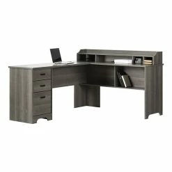 South Shore Versa L-Shaped Desk Gray Maple -South Shore shop unnamed file 1776