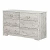 South Shore Aviron 6-Drawer Double Dresser Seaside Pine -South Shore shop unnamed file 1790