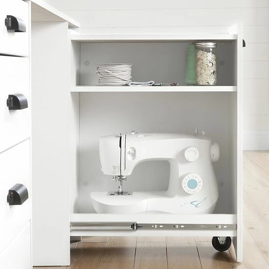 South Shore Artwork Sewing Craft Table & Storage 5 South Shore Artwork Sewing Craft Table & Storage - Image 3