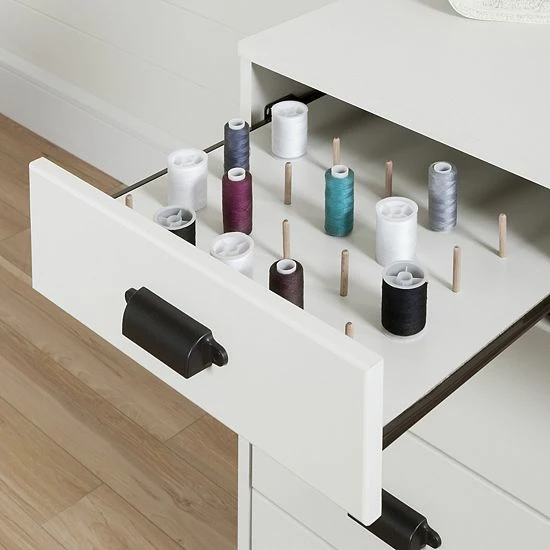 South Shore Artwork Sewing Craft Table & Storage 6 South Shore Artwork Sewing Craft Table & Storage - Image 4