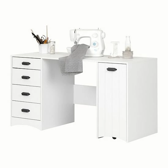 South Shore Artwork Sewing Craft Table & Storage 9 South Shore Artwork Sewing Craft Table & Storage - Image 7