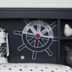 South Shore Aviron Bookcase Headboard Seaside Pine -South Shore shop unnamed file 1892