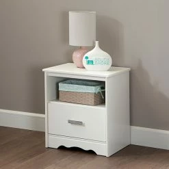 South Shore Tiara 1-Drawer Nightstand -South Shore shop unnamed file 1970