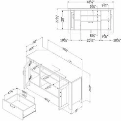 South Shore Lionel Corner TV Stand Seaside Pine 14 South Shore Lionel Corner TV Stand Seaside Pine -South Shore shop unnamed file 1978