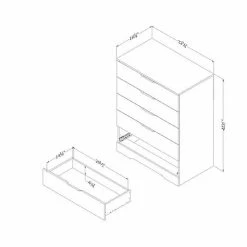 South Shore Holland 5-Drawer Chest Light Gray 15 South Shore Holland 5-Drawer Chest Light Gray -South Shore shop unnamed file 236