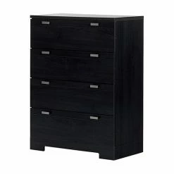 South Shore Reevo 4-Drawer Dresser Black Onyx -South Shore shop unnamed file 256