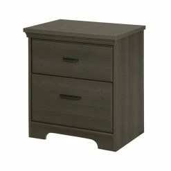 South Shore Versa 2-Drawer Nightstand Winter Oak -South Shore shop unnamed file 306