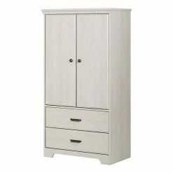 South Shore Versa 2-Door Armoire With Drawers Weathered Oak -South Shore shop unnamed file 31