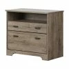 South Shore Versa 2-Drawer File Cabinet Weathered Oak -South Shore shop unnamed file 335