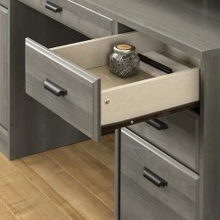 South Shore Versa Computer Office Desk With Power Bar Weathered Oak -South Shore shop unnamed file 36