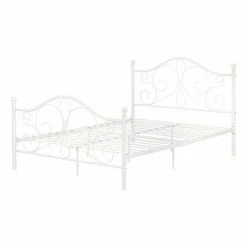 South Shore Summer Breeze Complete Metal Platform Bed White -South Shore shop unnamed file 376