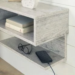 South Shore Sazena Floating Nightstand Seaside Pine -South Shore shop unnamed file 438